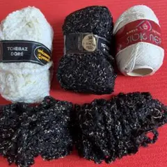 Tchebaz ファンシーヤーン 2色セット他