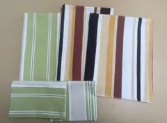 ストライプ生地3点＋おまけ　大人向けデザイン