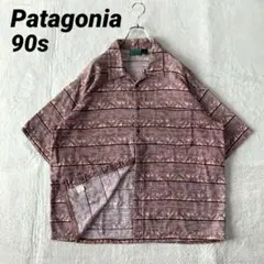 超レア入手困難90s】パタゴニア ジョシュアツリー総柄 ACシャツ M