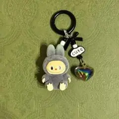 LABUBUラブブ キーホルダー ミニ キーリング グラデーションカラー