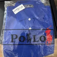 POLO ポロシャツ XXL 青