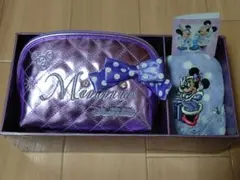 香港ディズニーランド　ミニーマウス　ポーチセット