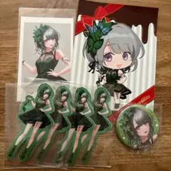 女子研究大学 アクリルスタンド　クリアマルチケース　ステッカー　フルコンプセット 女子研究大学 アクリルスタンド マルチケース 18号 2点セット