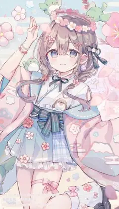 絵師 100人展 eshi100　アクリルアートプレート　如月水 絵師100人展 15 | 絵師100人展公式サイト