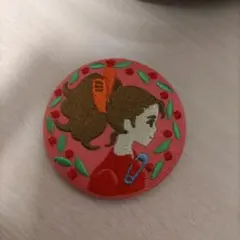 スタジオジブリ 借りぐらしのアリエッティ 刺繍缶バッチ