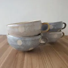 水玉スープカップ２色・６個　美濃焼〈新品・未使用〉 水玉スープカップ2色・6個 美濃焼〈新品・未使用〉 - メルカリ