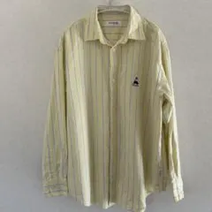 RED CAP GIRL 長袖シャツ　ストライプ　M 刺繍