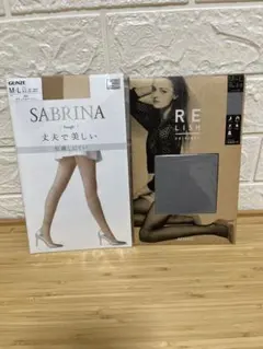 GUNZE SABRINA M-L & RE LISH M ストッキング