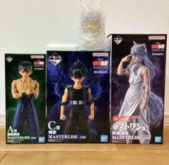 一番くじ 幽遊白書 ラストワン賞 妖狐蔵馬 A賞 浦飯幽助 C賞 飛影フィギュア