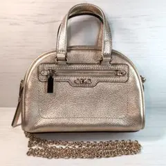 ✨美品 マイケルコース メタリックゴールド 2WAYバッグ