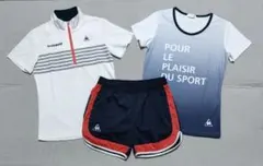 ルコック　スポーツウェア3点セット　ランニング　テニス