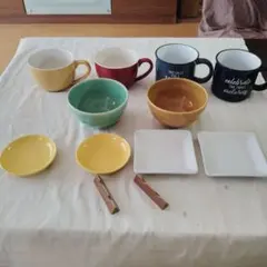 おしゃれなカラフル食器セット