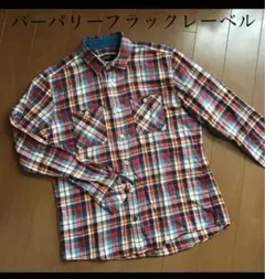バーバリーブラックレーベル　ホースマーク　長袖シャツ