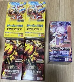 ワンピースカード エッグヘッドクライシス 神の島の冒険 box テープ