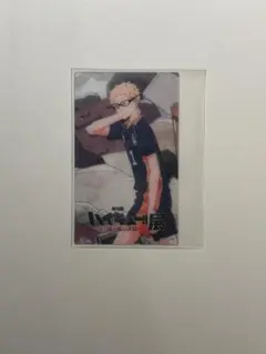 ハイキュー!!展 入場特典クリアカード 月島蛍