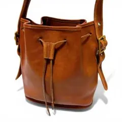 コーチ 9952 巾着 レザー ショルダーバッグ