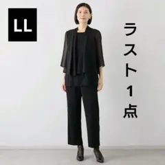 新品 LL ニュイ ソリテール シフォン ブラウス ドッキング　フォーマル