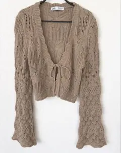 ZARA 綿カーディガン