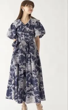 SNIDEL ボリュームスリーブシャツワンピース　0size