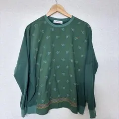 スーパーハッカ　花柄　花刺繍　カットソー