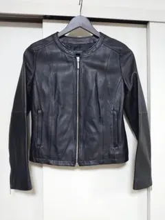 UNTITLED 黒 レザー ジャケット サイズ1 UNTITLED 黒 レザー ジャケット サイズ1 Jacket【UNTITLED