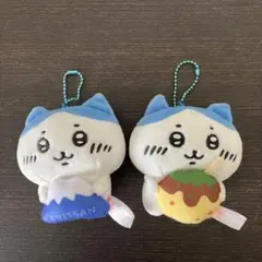 【2個セット】大阪限定　富士山限定　ご当地　ハチワレ　ぬいぐるみ　チャーム