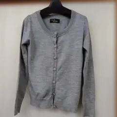 CECIL McBEE グレー カーディガン サイズM