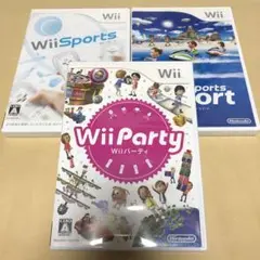 Wiiスポーツ、Wiiスポーツリゾート、Wiiパーティ