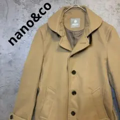 nano&co ナノアンドコー　メンズ　ピーコート　トレンチコート　Sサイズ