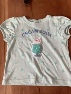 ✨新品未着用✨クリームソーダ刺繍水玉Tシャツ