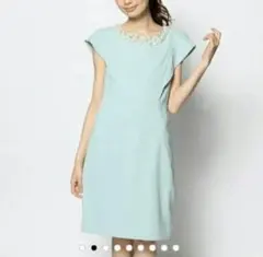 ジャスグリッティー　パールビジューワンピース