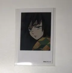 鬼滅の刃 冨岡義勇 チェキ風ブロマイド 那田蜘蛛山