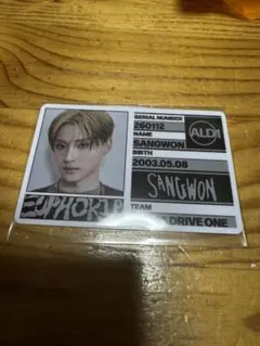 SANGWON EUPHORIA タレントカード　ALPHA DRIVE ONE