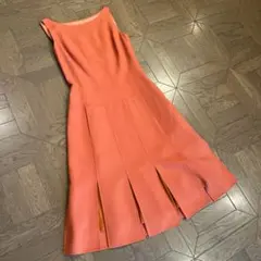 FOXEY BOUTIQUE ノースリーブ ワンピース オレンジ 38のサムネイル