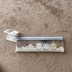 ちいかわ スリムペンケース ハチワレ うさぎ クリアポーチ　ダイソー