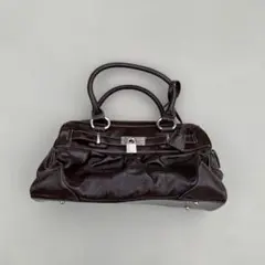 00s archive city leather hand bag grunge