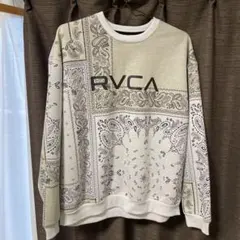 RVCA ルーカ 限定 バンダナ柄 ペイズリー トレーナー サイズMのサムネイル