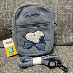 スヌーピー コーデュロイ ショルダーバッグ