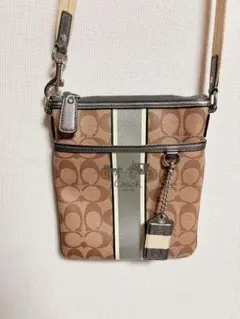 正規品Coach ショルダーバッグ ブラウン/グレー