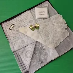 汕頭　スワトウ　レースハンカチ　Vintage
