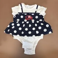 Buddy Lee ドット柄ロンパース