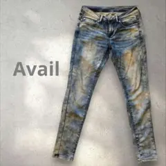 Avail アベイル デニム 夏 スキニー Mサイズ ブルー