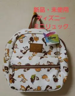 【新品・未使用】ディズニー チップとデール ミニリュック子供用