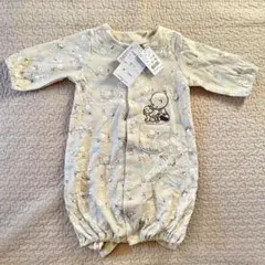 【新品未使用】新生児　スヌーピー柄ツーウェイ・ドレスオール 50〜70cm