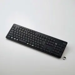 ELECOM 静音ワイヤレスキーボード TK-FDM116Sのサムネイル