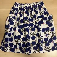 【BONTON】8A/130cmプリントスカート