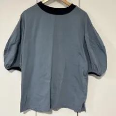 バルーンスリーブ 五分袖Tシャツ