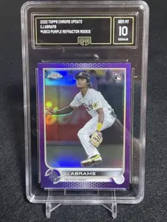 CJ Abrams Purple Refractor RC GMA10