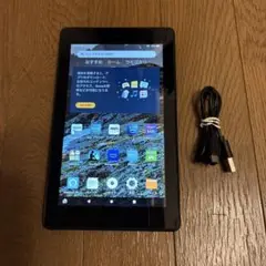 Amazon Fire HD 8 タブレット ブラック ケーブル付き