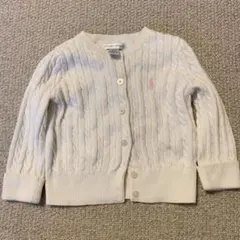 ラルフローレン カーディガン　ホワイト